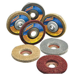 Norton Rapid Finish™ Bear-Tex Unified Wheel, 4-1/2 x 5/8 in-11, Very Fine, Silicon Carbide, 12000 rpm (547-66261023943)