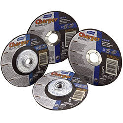 Norton Type 01 BlueFire Right Cut Cut-Off Wheel, 4 1/2 in Dia, 1/16 Thick, Alum. Oxide (547-66252843208)