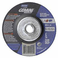 Norton Gemini Type 27/42 RightCut Cut-Off Wheel, 4-1/2 in dia, 0.045 in Thick, 5/8 in Arbor, 46 Grit, Aluminum Oxide (547-66252842025)