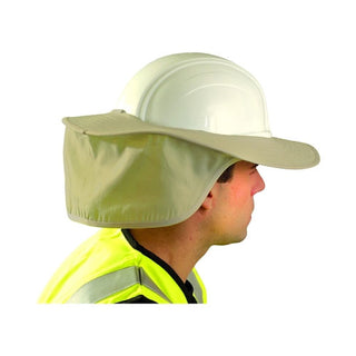 Occunomix Stow Away Hard Hat Shade, Khaki, Most Full Brim (561-899-KHK)