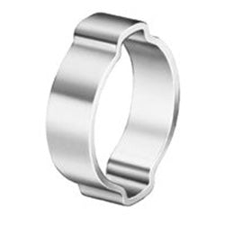 Oetiker 2-Ear Zinc-Plated Hose Clamp, 13/16 in OD, 0.709 in-0.866 in dia, 0.354 in W (320-10100029)
