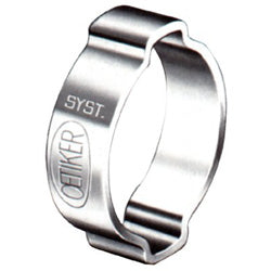 Oetiker 2-Ear Zinc-Plated Hose Clamp, 15/16 in OD, 0.831 in-0.984 in dia, 0.394 in W (320-10100032)