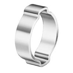 Oetiker 2-Ear Zinc-Plated Hose Clamp, 19/32 in OD, 0.551 in-0.669 in dia, 0.315 in W (320-10100022)