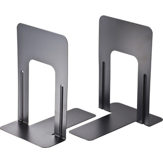 Officemate Nonskid Steel Bookends, 5 7/8&quot;x8 3/16&quot;x9, Black (OIC93051)