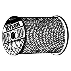 Orion Ropeworks Solid Braid Ropes, 1,238 lb Cap., 1,000 ft, Nylon (Polyamide), White (811-710080-01000-0)