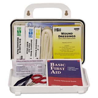 PackIt® 10 Person ANSI Plus First Aid Kit, Weatherproof Plastic, Wall Mount (579-6410)
