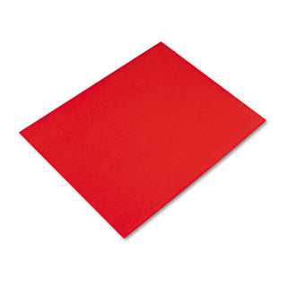 Pacon® Colored Four-Ply Poster Board, 28 x 22, Red, 25 per Carton (PAC54751)