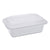 Pactiv VERSAtainers, White/Clear, 24 oz, 5 x 7.25 x 2.63, 150/Carton (PCTNC838)