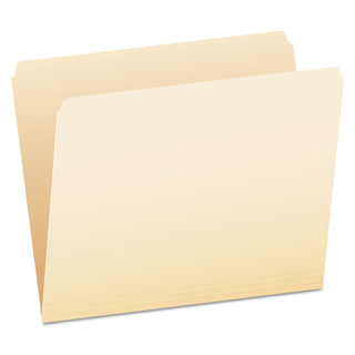Pendaflex® Manila File Folders, Straight Tab, Letter Size, 100/Box (ESS752)