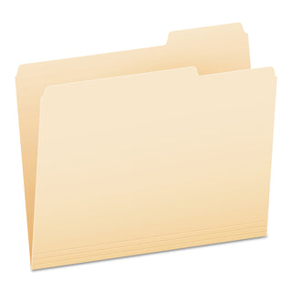 Pendaflex® Manila File Folders, 1/3-Cut Tabs, Right Position, Letter Size, 100/Box (ESS752133)
