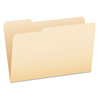 Pendaflex® Manila File Folders, 1/3-Cut Tabs, Legal Size, 100/Box (ESS75313)