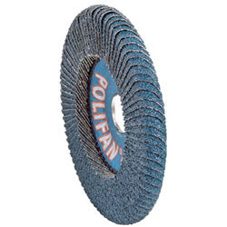 Pferd Inc POLIFAN® Flap Disc, 5 in, 40 Grit, 5/8 Arbor, 12,200 RPM, Z-Curve, T29 (419-67216)
