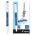 Pilot® FriXion Fineliner Erasable Porous Point Pen, Stick, Fine 0.6 mm, Blue Ink, Blue/White Barrel, Dozen (PIL11467)