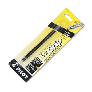 Pilot® Refill for Dr. Grip, Easytouch, The Better, B2P and Rex Grip BeGreen Ballpoint Pens, Fine Point, Black Ink, 2/Pack (PIL77210)