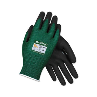 PIP MaxiFlex® Cut™ Cut-Resistant Glove, Large, Black/Green (112-34-8743L)