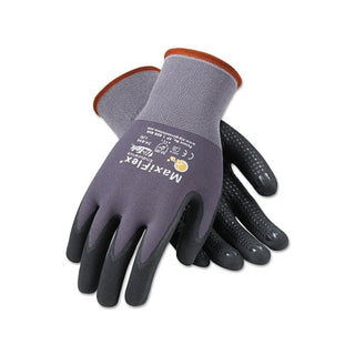 PIP MaxiFlex Endurance Gloves, Medium, Black/Gray, Palm and Finger Coated (112-34-844M)