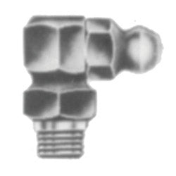 Plews 90 Degree Short Grease Fitting 1/4&quot; -28 (570-11-113)