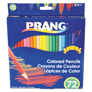 Prang® Colored Pencil Sets, 3 mm, 2B (#1), Assorted Lead/Barrel Colors, 72/Pack (DIXX22725)