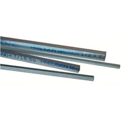 Precision Brand Square Zinc Plated Keystocks, 1 in x 12 in, 4 per bundle (605-14500)