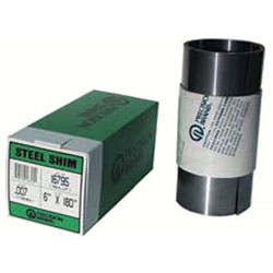 Precision Brand Steel Shim Stock Rolls, 0.00075", Low Carbon 1008/1010 Steel, 0.008" x 100" x 6" (605-16395)