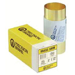 Precision Brand Brass Shim Stock Rolls, 0.001", Brass, 0.015" x 100" x 6" (605-17475)