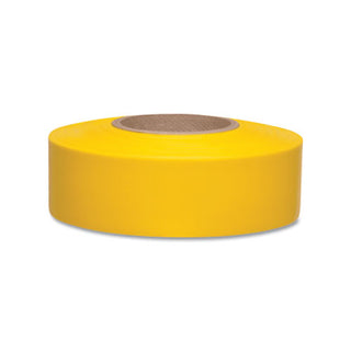 Presco Taffeta Flagging Tape, 1-3/16 in x 150 ft, Yellow (764-TFY)