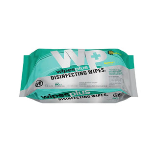 Progressive Products WipesPlus® Disinfecting Surface Wipes, Lemon Scent, 7" x 8", Resealable Refill Pack, 80 Sheets per Pack, 12 Pack Case (37701)