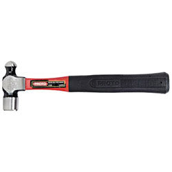 Proto Ball Pein Hammer, Fiberglass Handle, 14 3/16 in, Forged Steel 24 oz Head (577-1324PGD)