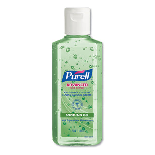 Purell® Advanced Instant Hand Sanitizer with Aloe, 4 oz Flip-Cap Bottle, 24/Carton (GOJ9631CT)