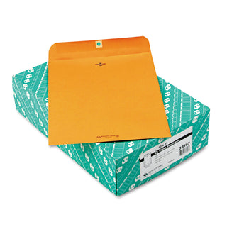 Quality Park™ Clasp Envelope, #97, Cheese Blade Flap, Clasp/Gummed Closure, 10 x 13, Brown Kraft, 100/Box (QUA38197)