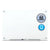 Quartet® Brilliance Glass Dry-Erase Boards, 36 x 24, White Surface (QRTG23624W)