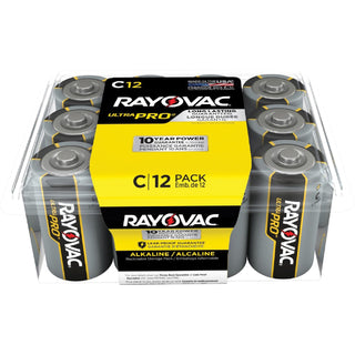 Rayovac® Ultra Pro Alkaline C Batteries, 8PK/CT (RAYALC12FCT)