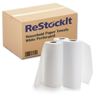 Perforated Paper Towel Rolls, 11" Wide, 85 Sheets/Roll, 30 Rolls/Case, 2550 Sheets/Case (RES-564)
