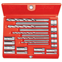 Ridgid Screw Extractor Sets, Drill Bits 1-5;Extractors 1-5;Drill Guides Nos. 921/1821 (632-35585)