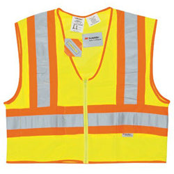 River City™ Luminator Class II Flame Resistant Vests, Large, Fluorescent Lime (611-WCCL2LFRL)