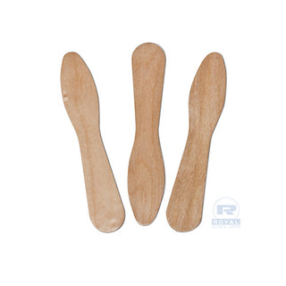 Royal Wooden Dessert Spoon, Case of 10 (250033)