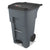 Rubbermaid® Brute Step-On Rollouts, Square, 65 gal, Gray (RCP1971968)