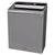 Rubbermaid® Configure Indoor Recycling Waste Receptacle, 45 gal, Gray, Landfill (RCP1961507)