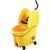 Rubbermaid® Wavebrake 35 Quart Bucket/Wringer Combinations, Yellow (RCP757788YEL)