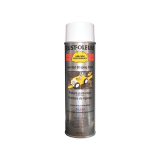 Rust-Oleum High Performance 2300 System Inverted Striping Paint, 18 oz, White, Matte (647-2391838V)
