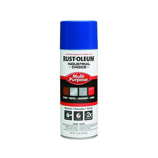 Rust-Oleum Industrial Choice 1600 System Enamel Aerosols, 12 oz, True Blue, High-Gloss (647-1626830V)