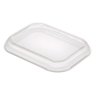 Sabert Clear PET Lid for Rectangular 5" x 6.6" CPET Trays (55060G600)