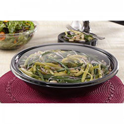 Sabert FreshPack Flat Lid for 80 & 160 OZ Bowl, Clear (080504)