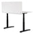 Safco® 7517 Series Wellness Panel, 59.5 x 2.5 x 23.5, Acrylic, White (SAF7517WH)