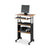 Safco® Adjustable Height AV Stand, Medium Oak (SAF1929MO)