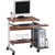 Safco® Eastwinds Series Portrait PC Desk Cart, 36" x 19.25" x 31", Medium Cherry, Ships in 1-3 Business Days (SAF946MEC)