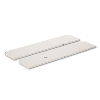 Safco® Kwik-File Mailflow-To-Go Shelf for 60" Wide Table, 56w x 25.5d, Pebble Gray (MLNSLF60PG)