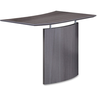 Safco® Medina Laminate Bridge, Right-Hand, 48w x 24d x 29 1/2h, Gray Steel (MLNMNBDGRLGS)