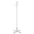 Safco® Metal Costumer, Four Ball-Tipped Double-Hooks, 21w x 21d x 70h, Chrome (SAF4163CR)