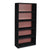Safco® Value Mate Series Metal Bookcase, Five-Shelf, 31-3/4w x 13-1/2d x 67h, Black (SAF7173BL)